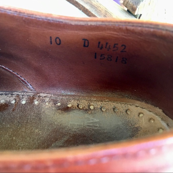 Allen Edmond Powell Oxfords made in USA size 10 - Picture 7 of 10